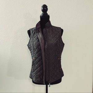 Van Heusen Charcoal Quilted Vest